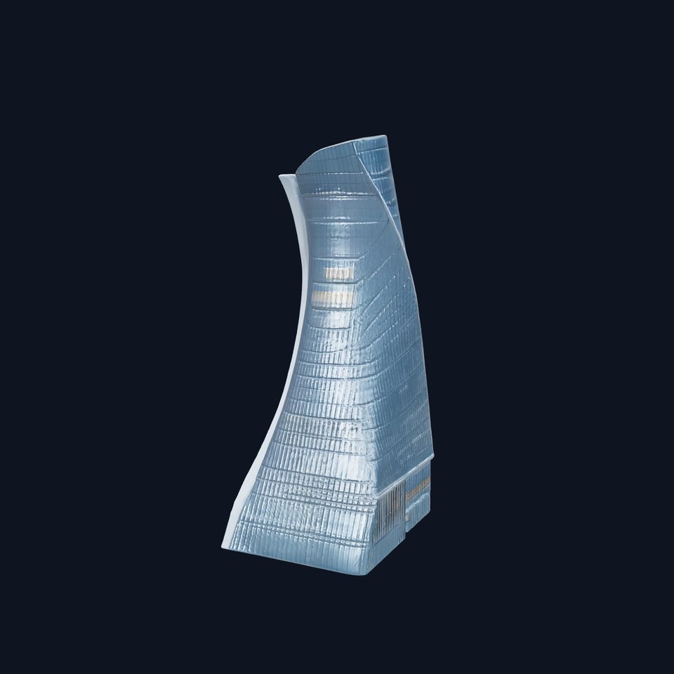 Twisted Glass Tower model pack